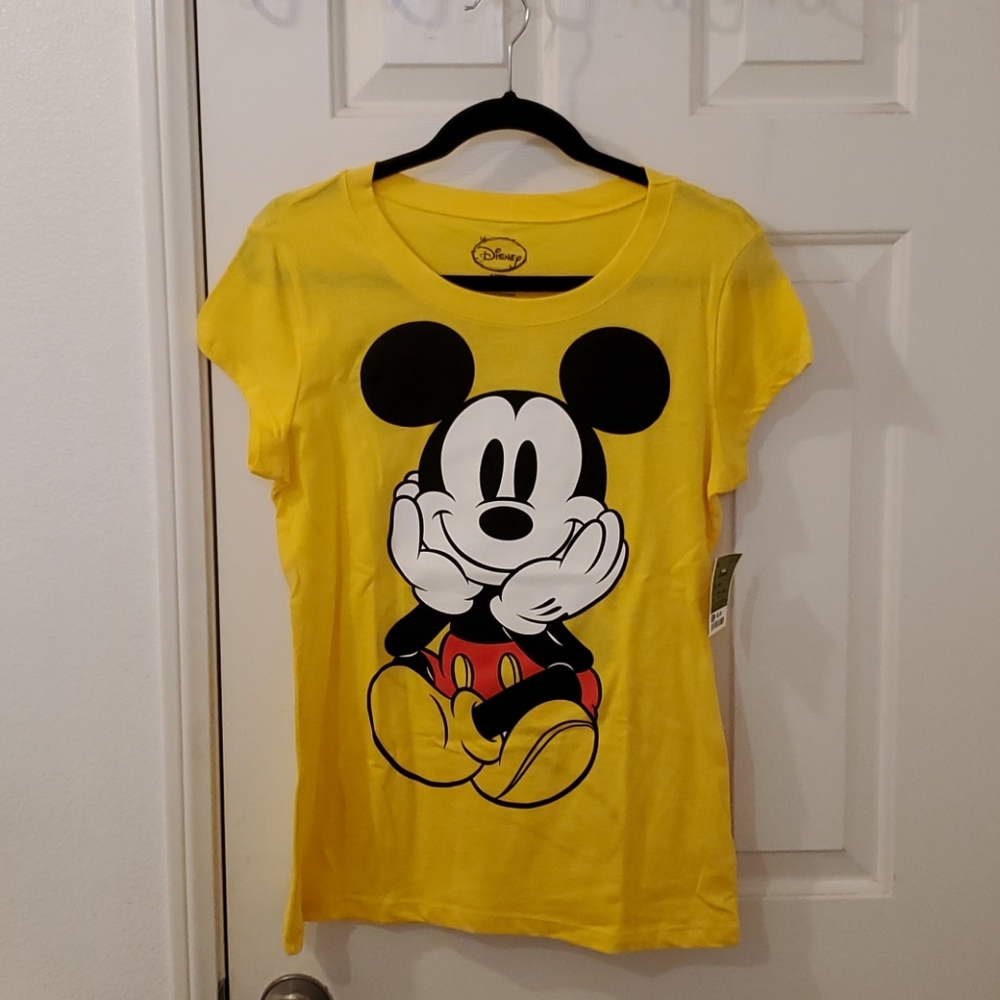 Yellow Mickey Mouse Shirt